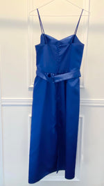 1980s Embellished Satin Dress Set