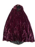 1980s Crushed Velvet Cape