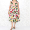 1980s Floral Summer Dress