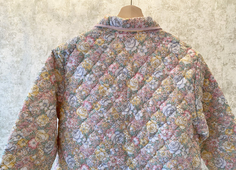 1970s Floral Quilted Housecoat