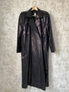 1990s Wet-Look Trench Coat