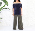 1980s Fine Pleat Pant Set