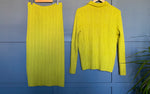 1980s Knit Sweater Skirt Set