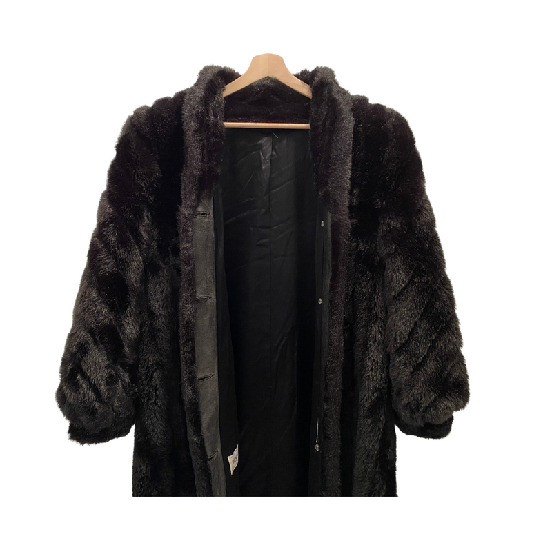 1980s Faux Fur Teddy Bear Coat